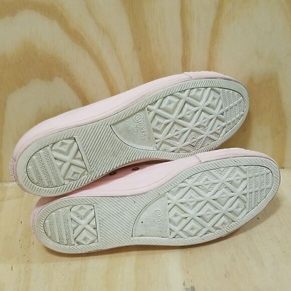 Converse Pink Leather Chuck Taylor Mens sz 9 Wmn's sz 11 - Picture 8 of 9